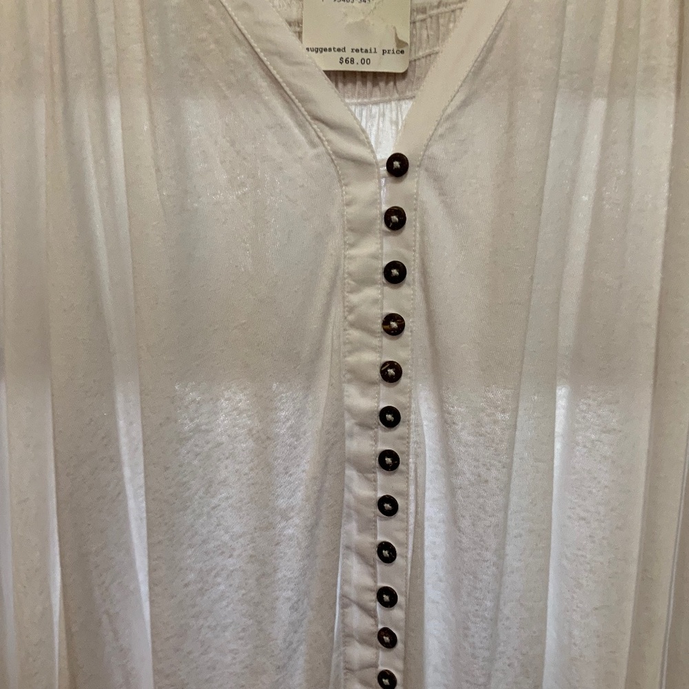 Free people flowing long top size large